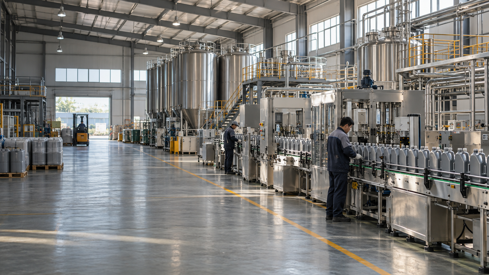 Shengle Lubricant factory production line